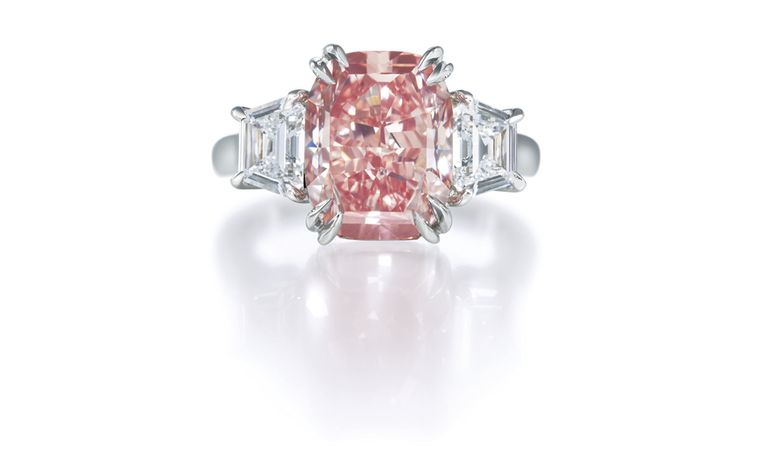 Harry Winston Pink Diamond Ring 