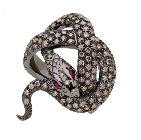 Snake Ring “Adamante”