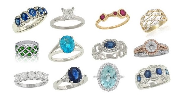 Gorgeous Gemstone and Diamond Rings