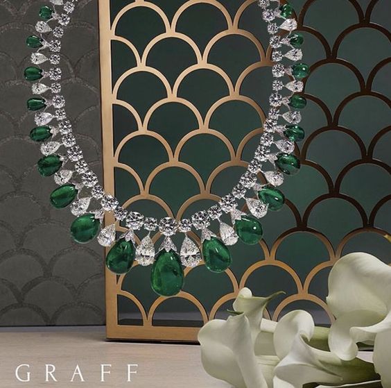 Emerald and Diamond Necklace by Graff Diamonds