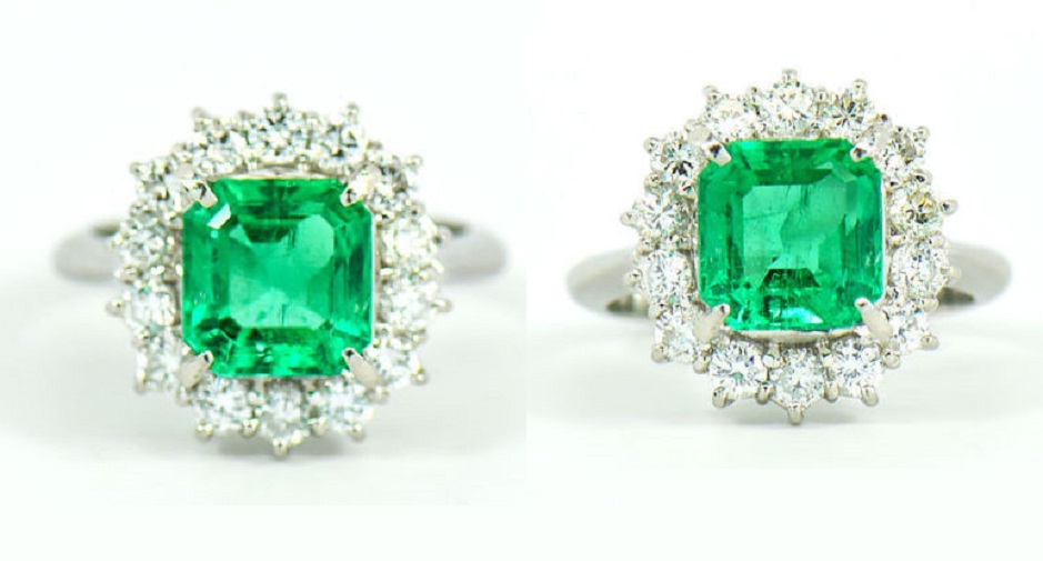 Magnificent 2.64 ct. Fine Colombian Emerald & Diamond Platinum Ring