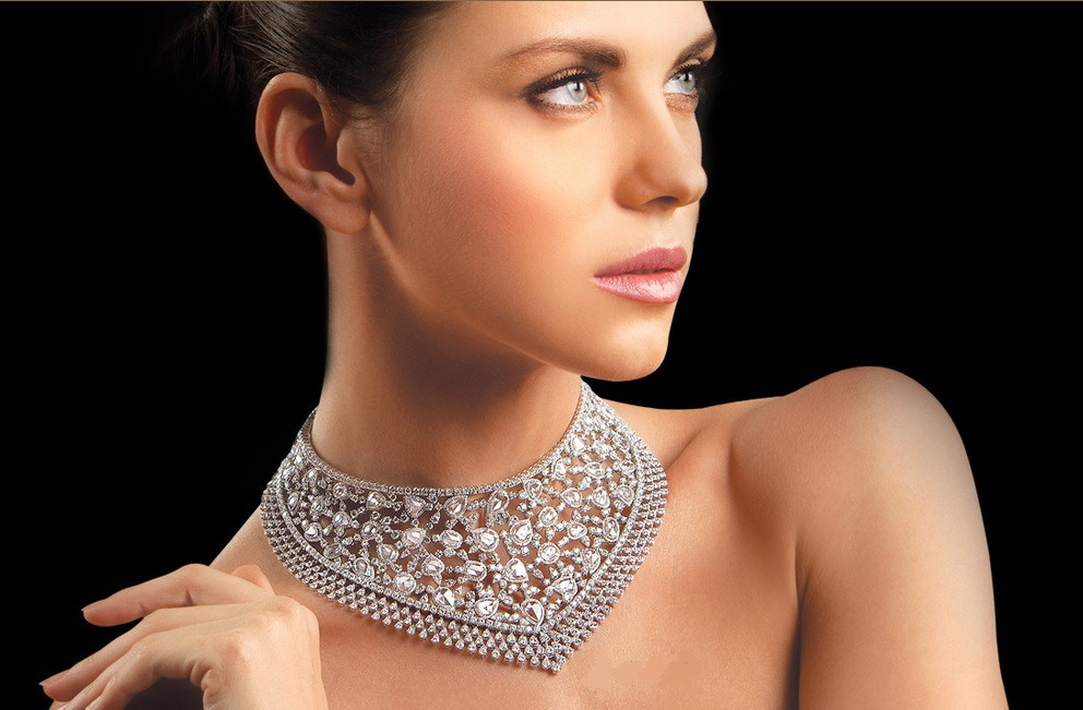 Diamond  Choker Necklace