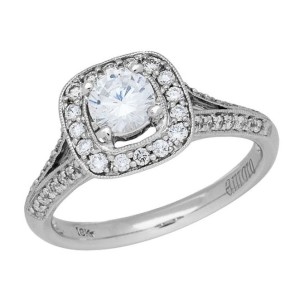 Amoro 18kt White Gold Diamond Ring (0.5 cttw, G Color, VS1 Clarity)