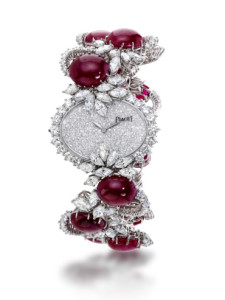  Piaget Cabochon Ruby and Diamond Watch