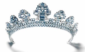 Cartier London aquamarine and diamond tiara, one of the 27 tiaras that Cartier made that year, most of which were worn at the 1937 coronation.