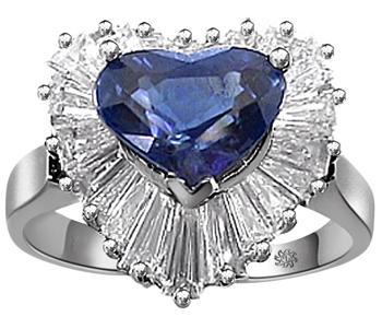 2.75 Carat Hana Sapphire & Diamond Ring
