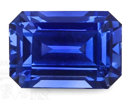 2.54 Ct. Emerald Cut Blue Sapphire