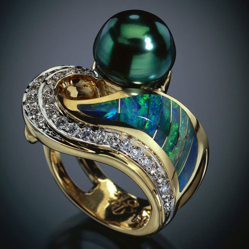Tahitian Opal Ring
