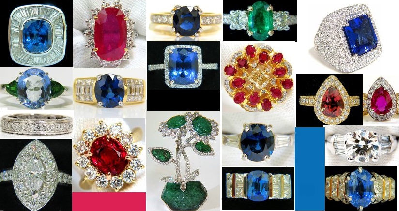 Gorgeous Gemstone and Diamond Rings at Avis Diamonds