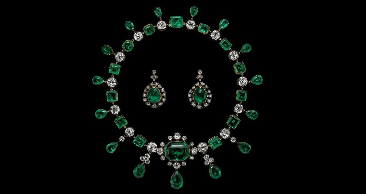 Emeralds of Empress Ekaterina II of Russia. C. 1830. 