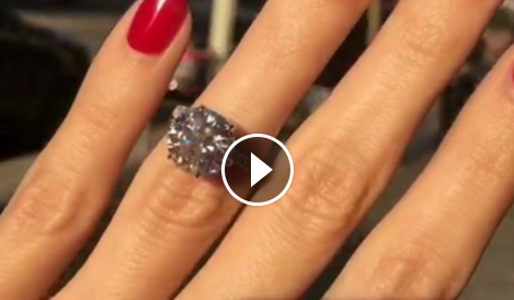 Mark Broumand Round Brilliant Cut Diamond Engagement Ring