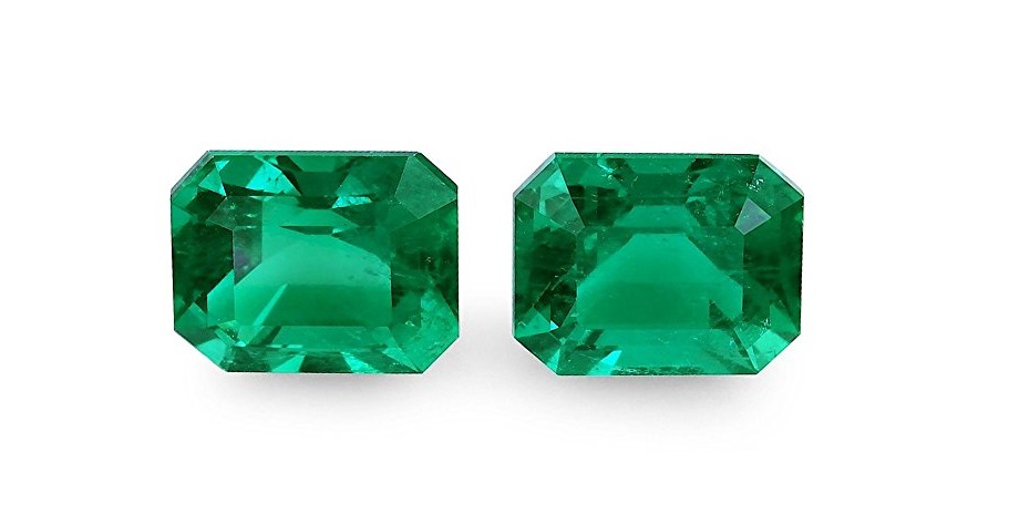 A 9.29 carats Emerald cut gemstone, Emerald, Gubelin Measurements: 10.96x8.93x7.14 