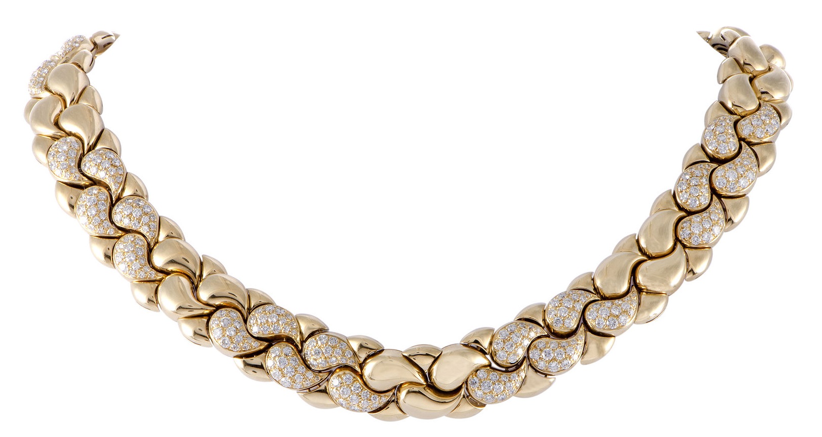 Chopard Casmir 18K Yellow Gold Diamond Collar Necklace
