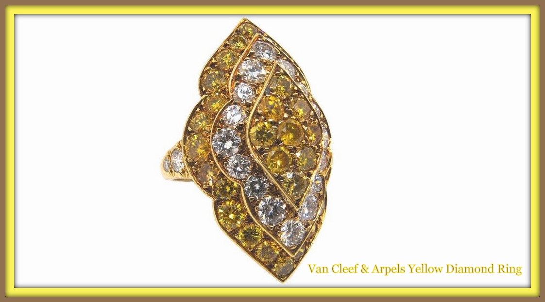 Yellow Diamond Ring by Van Cleef and Arpels