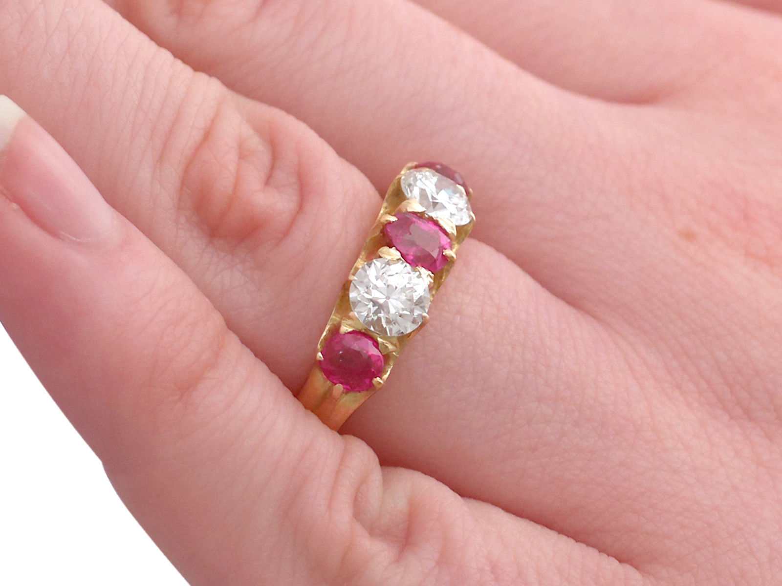 Ruby and Diamond Ring Circa 1910