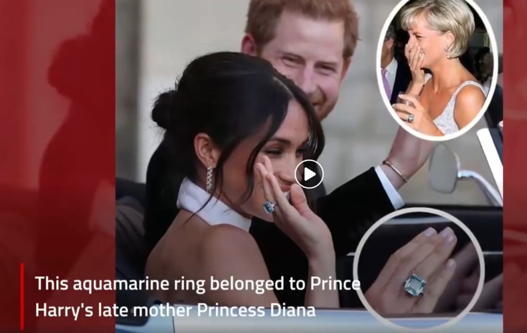 Princess Diana's Aquamarine Ring