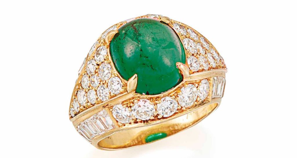 Emerald and Diamond Ring by Van Cleef & Arpels