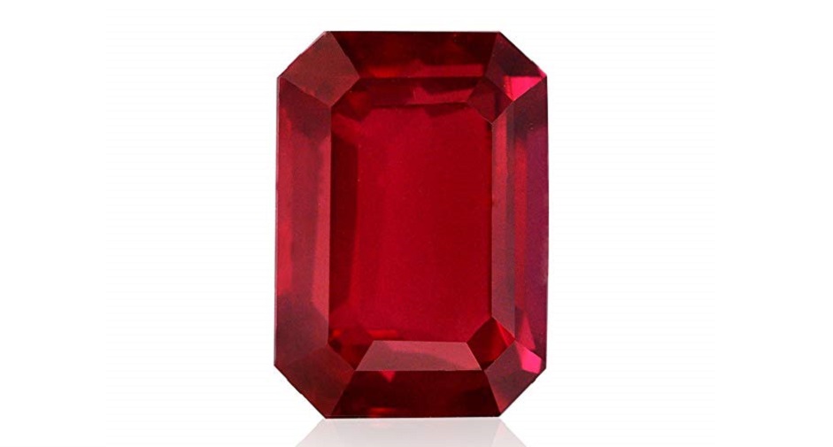 2.51Cts Vivid Red Ruby Loose Gemstone Octagon Shape GRS Certificate